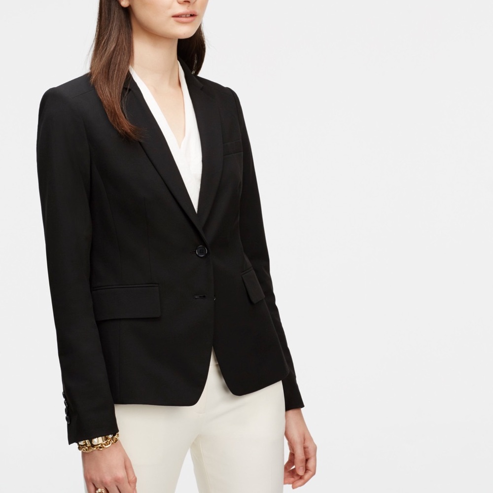 Ann Taylor Petite Black Blazer